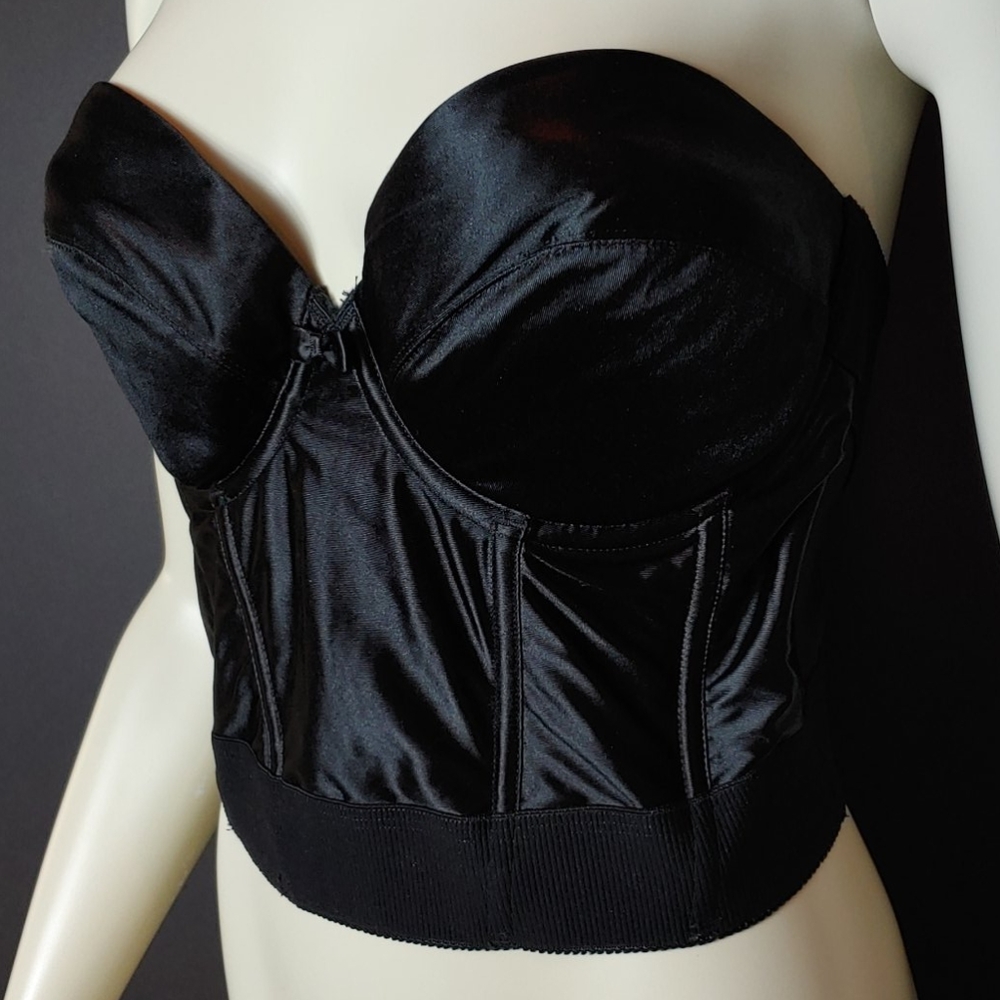 Wonderbra 38C Longline Bustier Corset 7554 Black so sexy!🫦💋💄💅🏼👠🩱🌹🍑
